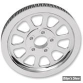 66 - POULIE - BT11/17- 66DENTS - 40325-07 - CHROME - 10 SPOKES - DRAG SPECIALTIES