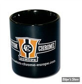 TASSE - CUSTOM CHROME EUROPE - CCE - COULEUR : NOIR