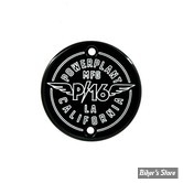  CACHE ALLUMAGE - POWERPLANT - P16 POINTS COVER - SPORTSTER 86/03 - NOIR