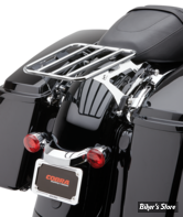 PORTE BAGAGES DETACHABLE - TOURING 09UP - COBRA - Detachable Luggage Rack - CHROME - 602-2500