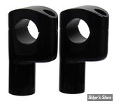 RISERS Ø 32MM / 1"1/4 - HAUTEUR 76MM - MID USA - 3" OFFSET RISERS - NOIR