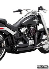 -  ECHAPPEMENT VANCE & HINES - SHORTSHOTS STAGGERED PCX  - SOFTAIL FXBR ET FLFB 18UP - NOIR - 47335