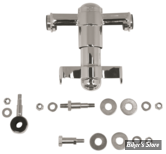 FOURCHE SPRINGER HARDBODY / MID USA - ANTIQUE STYLE SPRINGER : KIT AMORTISSEUR CENTRAL - CHROME