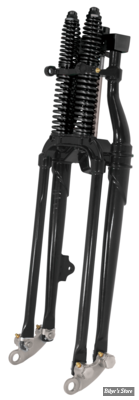 FOURCHE SPRINGER HARDBODY / MID USA - ANTIQUE STYLE SPRINGER - LONGUEUR : 18" - NOIR / NOIR