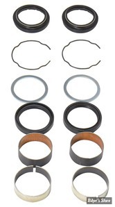 ECLATE N - PIECE N° 52 - KIT DE JOINTS SPI DE FOURCHE - DYNA 06/17 / V-ROD 02/11  - 49MM - OEM 49380-09 - MID USA - KIT COMPLET