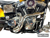 - ECHAPPEMENT - V-TWIN / Wyatt Gatling - FXD Ground Pounder EXHAUST - DYNA 2006/2017 - CHROME - 30-0853
