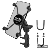 - LARGE - SUPPORT DE TELEPHONE - RAM MOUNTS - Brake/Clutch Reservoir Base - Ø 12.70MM / 31.70MM - HAUTEUR : 44.50 mm - X-Grip® Large Phone Mount with Brake/Clutch Reservoir Base - RAM-B-174-A-UN10U