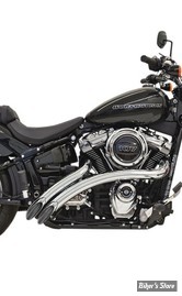 ECHAPPEMENT - BASSANI - SOFTAIL FXBB / FXLR / FLHC / FLFB / FXFB / FXBRS 18UP - SWEEPER RADIUS 2 EN 2 - CHROME