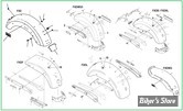  ECLATE O - PIECE N° 00 - ECLATE DES PIECES DE GARDE BOUE ARRIERE - DYNA 1991/2017