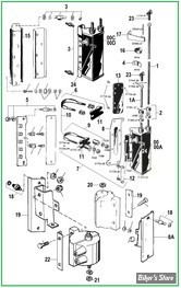  ECLATE R - PIECE N° 00 - ECLATE PIECES DE BOBINES D'ALLUMAGE - BIGTWIN 1930/1947