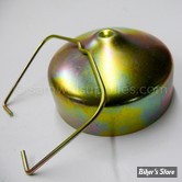 ECLATE R - PIECE N° 25 / 25A - COUVERCLE DE DISTRIBUTEUR ET CLIP - OEM 1537-36 / 32588-36 / 32592-36 - EARLY STYLE - ZINGUÉ JAUNE - 0156701