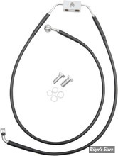 DURITE DE FREIN AVANT - DYNA FXDB 12/17 ABS - LONGUEUR : +6 " (88.5CM / 34 3/4") - OEM 42935-12 - INOX / NOIR - 612135-6BLK