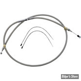 CABLE D'EMBRAYAGE - INDIAN SCOUT BOBBER 18UP - OEM 7082318- LONGUEUR : +2- MAGNUM - STERLING CHROMITE - XR Clutch Cable - 