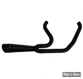 - ECHAPPEMENT - TWO BROTHERS RACING - SOFTAIL M8 FXBB / FXLR / FXFB / FLDE / FLSL - SHORTY TURN OUT 2 EN 1 - NOIR - 005-5120199-B- 753206