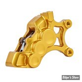 ETRIER AVANT ARLEN NESS - 6 PISTON DIFFERENTIAL BORE CALIPER - DISQUE DE 14" - GOLD - COTE DROIT - 02-204