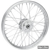 21 X 2.15 - ROUE AVANT 40 RAYONS - SPORTSTER / FX 84/99 - 21 X 2.15 - CHROMÉE AVEC RAYONS CHROMES