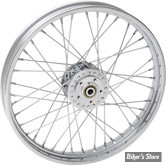 21 x 2.15 - ROUE AVANT 40 RAYONS - SPORTSTER / FX 78/83 - 21 X 2.15 - CHROMÉE AVEC RAYONS CHROMES