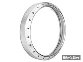 7 - CERCLAGE DE PHARE EXTERNE - ROLAND SANDS DESIGN RSD - TRACKER 7" FL HEADLAMP TRIM RING - TRACKER - CHROME