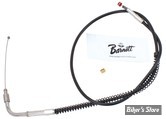 CABLE DE RETOUR POUR BIGTWIN & SPORTSTER 96UP - LONGUEUR : 89 CM - OEM 56357-96 / 56415-06 - BARNETT - FINITION : NOIR