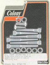 ECLATE K - PIECE N° 43 - VISSERIE DE POMPE A HUILE - BT92/99 - OEM 891 / 927A / 4742A / 6239 - COLONY - TYPE : ALLEN - CHROME - 9762-16