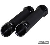 - POIGNEES - KHROME WERKS - TIRAGE ELECTRONIQUE - CUSTOM  HAND GRIPS - CONTOUR EDGE - NOIR - 500140