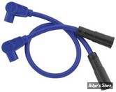 FILS DE BOUGIES -  SOFTAIL 00/17 / DYNA 99/17 - TAYLOR / SUMAX - 8.2MM THUNDERVOLT SPARK PLUG WIRE SET - BLEU - 60631