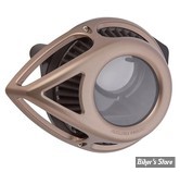 FILTRE A AIR - ARLEN NESS - SPORTSTER 91UP - CLEAR TEAR SERIES AIR CLEANER - ANODISE TITANIUM - 600-007