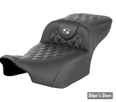 - SELLE SADDLEMEN - ROADSOFA CF STYLE LS ALLONGEE - EXTENDED REACH SEAT - TOURING 2023UP - NOIR CARBON FIBER / COUTURES ARGENT - 823-07-20705