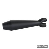 ECHAPPEMENT - TWO BROTHERS RACING - SPORTSTER 86/03 - COMP-S 2-1 - ACIER INOX / EMBOUT : NOIR - 005-5150199-B-753198