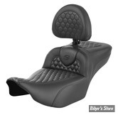 - SELLE SADDLEMEN - ROADSOFA HC - EXTENDED REACH SEAT - TOURING 2023UP - NOIR / COUTURES NOIR - AVEC DOSSIER - 823-07-190B0