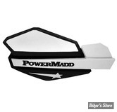 - DEFLECTEURS POUR MAINS - POWERMADD  - Star Series Handguards - COULEUR : NOIR / BLANC - 34228