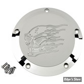 ECLATE I - PIECE N° 25 - COUVERCLE D EMBRAYAGE - TWIN CAM SOFTAIL 99UP / DYNA 99UP / TOURING 99/15 - JOKER MACHINE - HOT HEAD - CHROME - 06-99HH