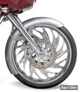 GARDE BOUE AVANT CUSTOM - TOURING 14UP - ARLEN NESS - REAL STEEL RAPPER FRONT FENDER - POUR ROUE DE 21" - 06-736