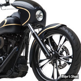 GARDE BOUE AVANT CUSTOM - SOFTAIL FXST 84/13 - ARLEN NESS - CAFE FRONT FENDER - ROUE DE 23" - ACIER - 06-773