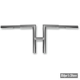 32MM - 1 1/4" - GUIDON LA CHOPPERS - MITER-T HANDLEBAR - HAUTEUR : 10" - CHROME