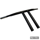 - GUIDON DRAG SPECIALTIES - BUFFALO 1 1/4" - T-BAR STRAIGHT - 82UP / TBW - HAUTEUR :10" - NOIR MAT