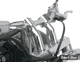 RISERS BARON CUSTOM ACCESSORIES - KICKBACK - CHROME