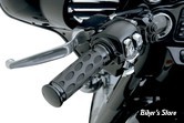 - POIGNEES DRAG SPECIALTIES - CUSTOM RUBBER - TIRAGE ELECTRONIQUE - CHROME/NOIR