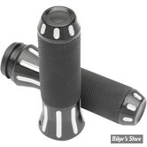 - POIGNEES - DRAG SPECIALTIES - COBRA - TIRAGE ELECTRONIQUE - NOIR / ALUMINIUM