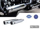 SILENCIEUX S&S - SPORTSTER 14UP - SILENCIEUX GRAND NATIONAL SLIP-ON - HOMOLOGUÉ ECE EURO 4 - CHROME - 550-1002