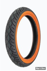 100/90-19 - PNEU METZELER - AVANT - TIRE ME 888 MARATHON ULTRA OW FRONT 100/90-19 57H TL - FLANC ORANGE