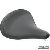 SELLE SOLO UNIVERSELLE - LARGEUR 330MM - DRAG SPECIALTIES - LARGE - BLACK SOLAR - REFLECTIVE LEATHER , SMOOTH W / CARPETED BOTTOM