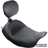 SELLE MUSTANG - SUPER WIDE TOURING SOLO SEAT - FLHR/FLHX 97/07 - NOIR - LISSE - AVEC DOSSIER - 79457