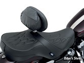 DOSSIER DRAG SPECIALTIES - BACKREST EZ GLIDEII CONVERTIBLE - GRAND MODELE AVEC HOUSSE DE PLUIE