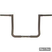 - GUIDON APEHANGER - GUIDON LA CHOPPERS - TWIN PEAKS BAGGER - 1" 1/4 - HAUTEUR : 30.50 CM / 12" - BRONZE - LA-7361-12Z