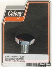 ECLATE N - PIECE N° 32 - BOUCHON SUPERIEUR DE FOURCHE - OEM 45754-60 - COLONY - CUSTOM - CHROME - 9911-1  ---NEUF - NI REPRIS - NI ÉCHANGÉ--- UNIQUEMENT 1 X EN DESTOCK