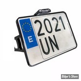 - SPAIN - PLAQUE LATERALE -  SOFTAIL MILWAUKEE EIGHT FXDR 2019/2020 - HEINZ BIKES - SLIP-INN À LED - FORMAT : 220 X 160 MM - NOIR - HBSKZ-FXDR-E