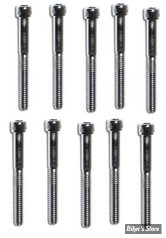 VIS TETE ALLEN / BTR - 5/16-24 X 57.00MM / 2 1/4" - COLONY - CHROME - LE PAQUET DE 10 PIECES - (NEUF: NI REPRIS, NI ECHANGEE)