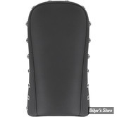 SELLE SOLO - SOFTAIL FXLR / FLSB 18UP - SADDLEMEN - RENEGADE TOURING SOLO SEATS ​- NOIR AVEC RIVETS : POUF PASSAGER SPORT