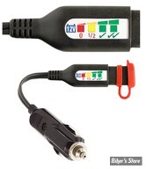 - ACCESSOIRE DE CHARGEUR DE BATTERIE OPTIMATE - CONNECTION SAE / BIKE/DIN Ø12 OU Ø21  - OptiMate MONITOR - O-126 - (NEUF: NI REPRIS, NI ECHANGEE)